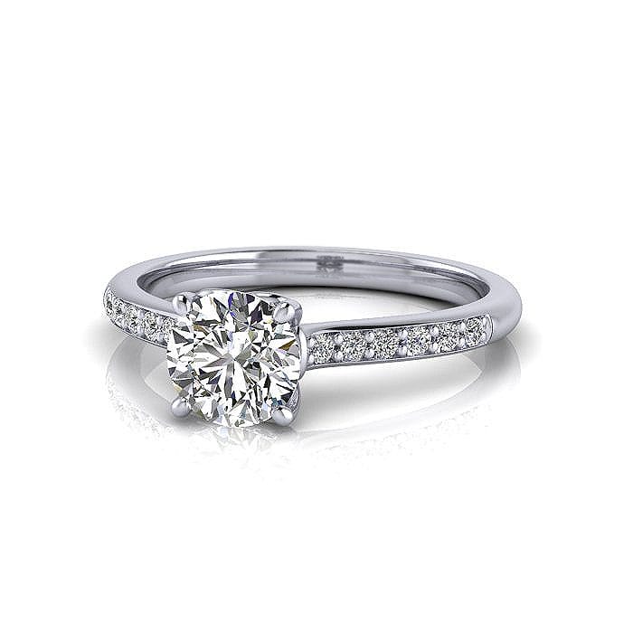 Diamond Ring, RSA1R, Platinum, LF Diamond Ring, RSA1R, Platinum, LF
