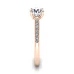 Diamond Ring, RSA1R, Rose Gold, SV Diamond Ring, RSA1R, Rose Gold, SV