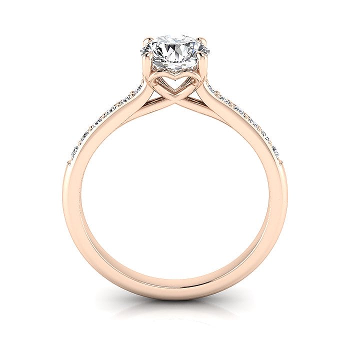 Diamond Ring, RSA1R, Rose Gold, TF Diamond Ring, RSA1R, Rose Gold, TF