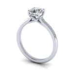 Diamond Ring, White Gold, RSA1R, 3D