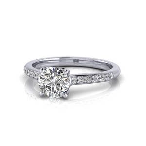 Diamond Ring, White Gold, RSA1R, LF