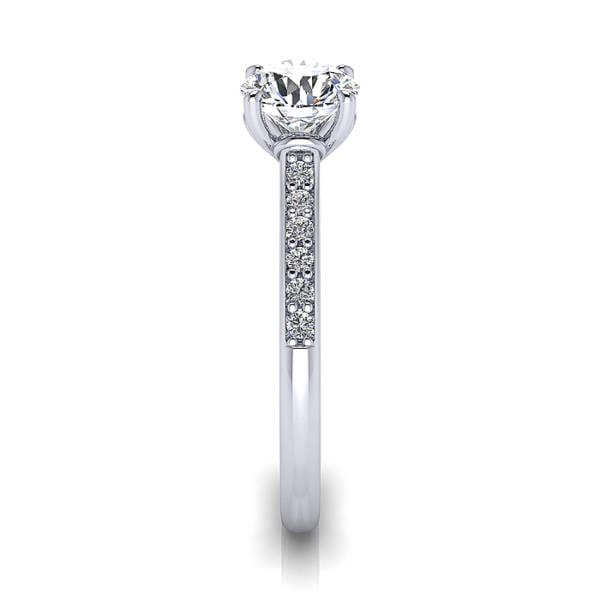 Diamond Ring, White Gold, RSA1R, SV
