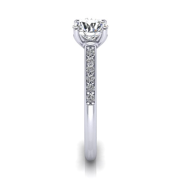 Diamond Ring, White Gold, RSA1R, SV