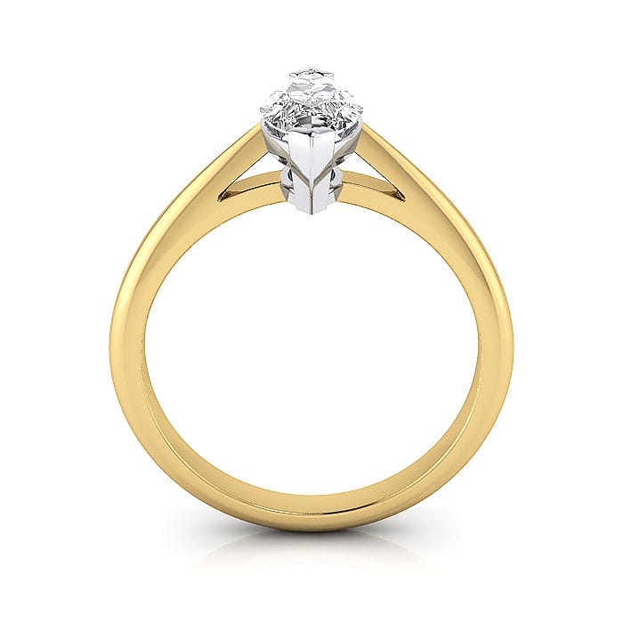 Marquise Diamond Ring, Yellow Gold, RS3, TF Marquise Diamond Ring, Yellow Gold, RS3, TF
