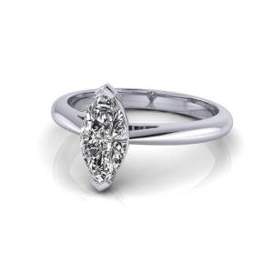 Marquise Engagement Ring, Platinum, RS5, LF