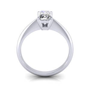 Radiant Engagement Ring, Platinum, RS6 TF