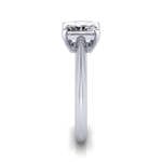 Radiant Engagement Ring, White Gold SV Radiant Engagement Ring, White Gold SV