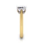 Radiant Engagement Ring, Yellow Gold SV