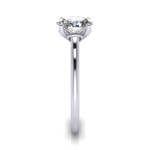 Oval Engagement Ring, RS1, Platinum SV Oval Engagement Ring, RS1, Platinum SV