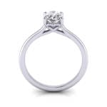 Oval Engagement Ring, RS1, Platinum TF Oval Engagement Ring, RS1, Platinum TF