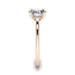 Oval Engagement Ring, RS1, Rose Gold SV Oval Engagement Ring, RS1, Rose Gold SV