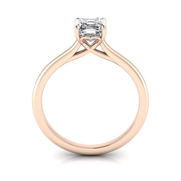 Asscher cut Diamond Ring RS1 Rose SV Asscher cut Diamond Ring RS1 Rose SV