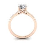 Cushion cut Engagement Ring RS1 Rose TF