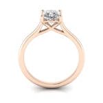 Princess cut Engagement Ring RS1 Rose TF
