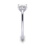 Princess cut Engagement Ring RS1 Platinum SV Princess cut Engagement Ring RS1 Platinum SV