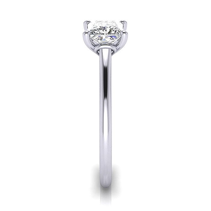 Princess cut Engagement Ring RS1 Platinum SV Princess cut Engagement Ring RS1 Platinum SV