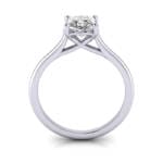 Princess cut Engagement Ring RS1 White TF Princess cut Engagement Ring RS1 White TF