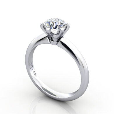 Diamond Ring RS9 Platinum 3D