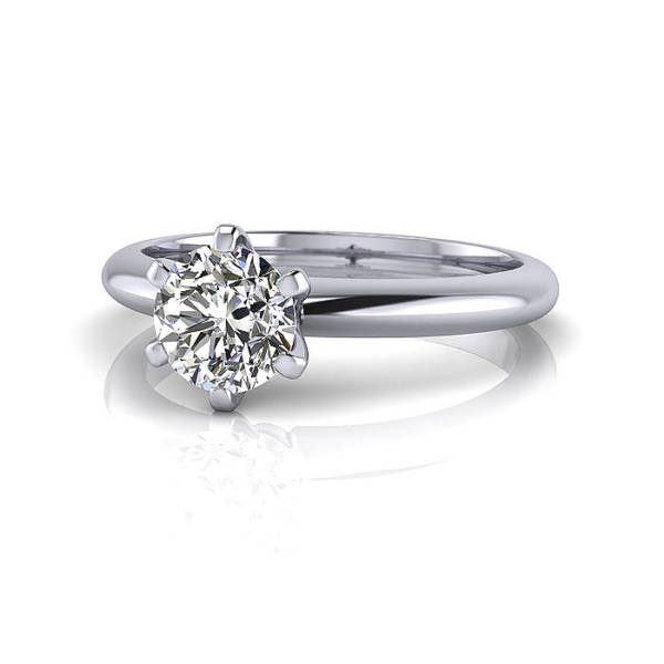 Engagement Ring, RS9, Platinum, LF