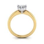 Heart Shaped Engagement Ring, RS7, Yellow Gold TF Heart Shaped Engagement Ring, RS7, Yellow Gold TF