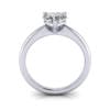 Heart shaped Engagement Ring, Platinum, RS7 TF