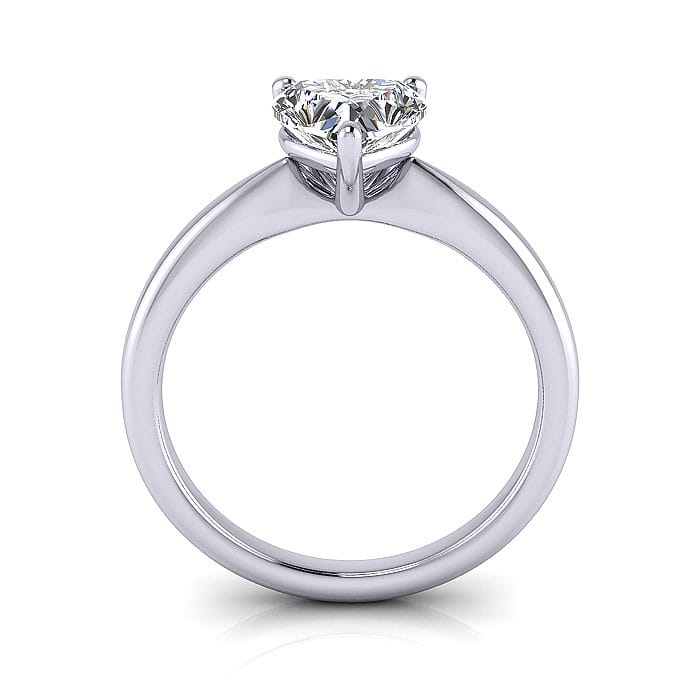 Heart shaped Engagement Ring, Platinum, RS7 TF Heart shaped Engagement Ring, Platinum, RS7 TF