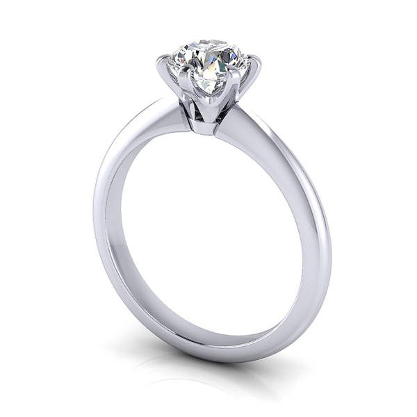 White Gold, engagement ring, rs9, 3d