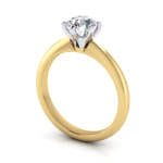 Yellow Gold Solitaire, RS9, 3D Yellow Gold Solitaire, RS9, 3D