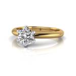 Yellow Gold Solitaire, RS9, lf Yellow Gold Solitaire, RS9, lf