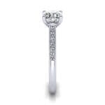 Engagement Ring, Platinum, Cushion Diamond, RSA1, SV