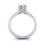 Engagement Ring, Platinum, Cushion Diamond, RSA1, TF