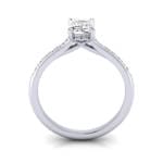 Engagement Ring, Platinum, Emerald Diamond, RSA1, TF Engagement Ring, Platinum, Emerald Diamond, RSA1, TF