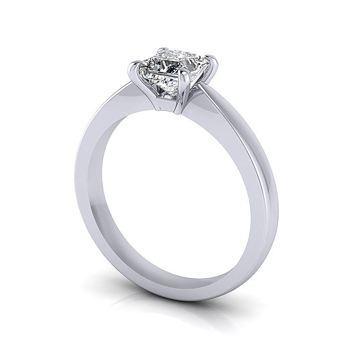 Engagement Ring, RS11, White Gold, 3D Engagement Ring, RS11, White Gold, 3D