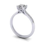 Engagement Ring, White Gold, Cushion Diamond, RSA1, 3D
