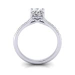 Engagement Ring, White Gold, Oval Cut Diamond, RSA1, TF Engagement Ring, White Gold, Oval Cut Diamond, RSA1, TF
