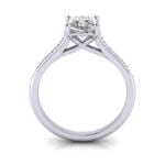 Engagement Ring, White Gold, Princess Cut Diamond, RSA1, TF