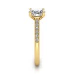 Engagement Ring, Yellow, Oval Cut Diamond, RSA1, SV
