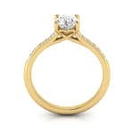 Engagement Ring, Yellow, Oval Cut Diamond, RSA1, TF
