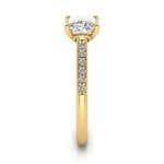 Engagement Ring, Yellow, Princess Cut Diamond, RSA1, SV