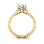 Engagement Ring, Yellow, Princess Cut Diamond, RSA1, TF