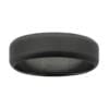 Black Zirconium Wedding Ring PD556