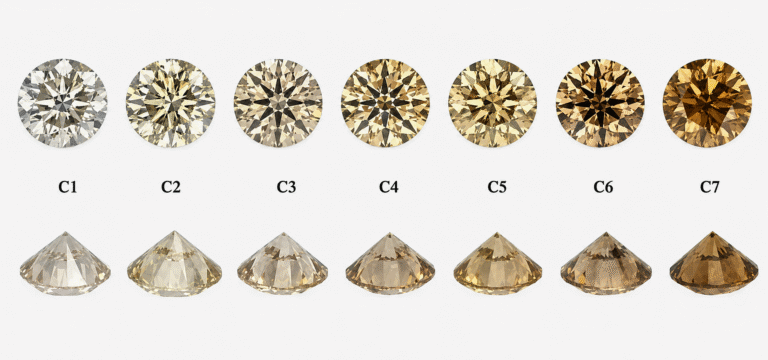 Cognac Diamond Colour Chart
