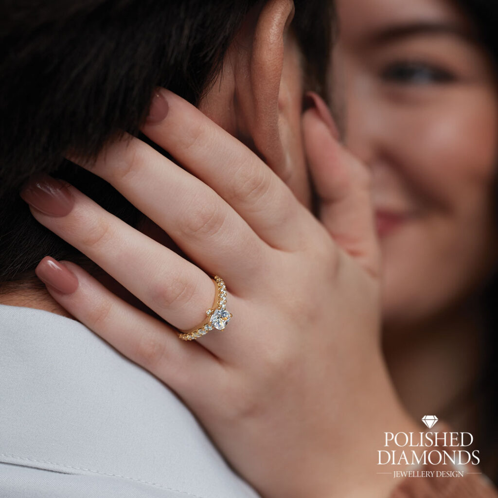 Couple with Engagement Ring