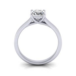 Engagement Ring, Princess Cut, RS12, Platinum, TF