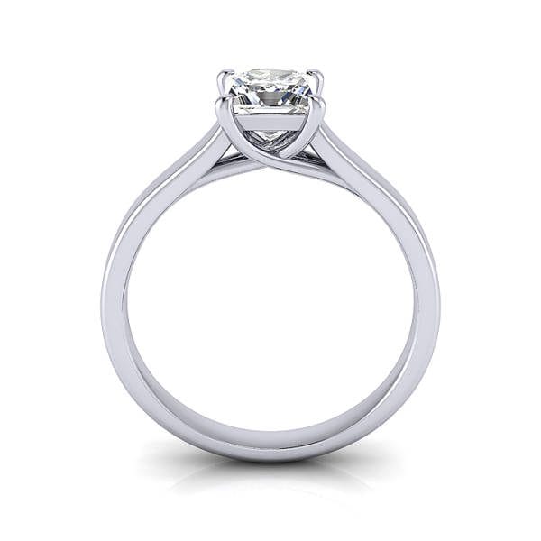 Engagement Ring, Princess Cut, RS12, Platinum, TF