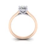 Engagement Ring, Princess Cut, RS12, Rose Gold, TF
