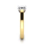 Engagement Ring, Princess Cut, RS12, Yellow Gold, SV Engagement Ring, Princess Cut, RS12, Yellow Gold, SV