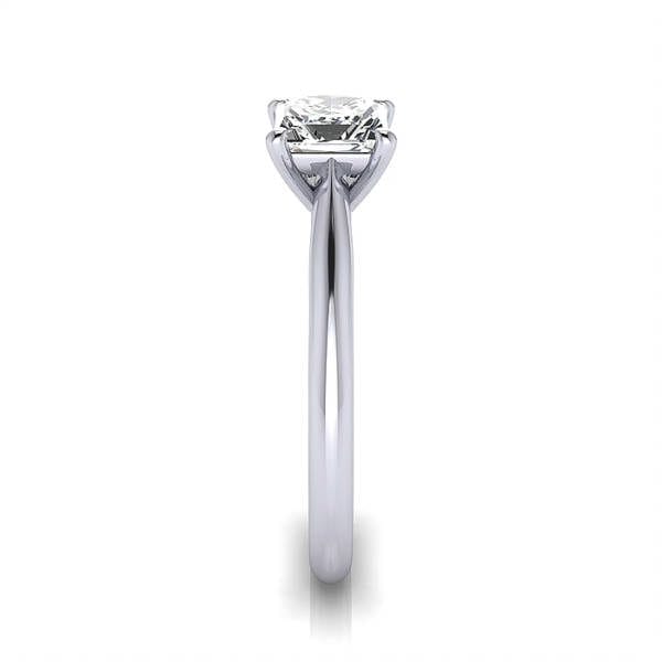 Engagement Ring, Princess Cut, RS13, Platinum, SV