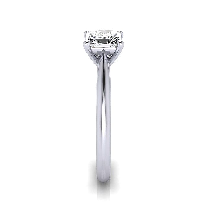 Engagement Ring, Princess Cut, RS13, Platinum, SV Engagement Ring, Princess Cut, RS13, Platinum, SV