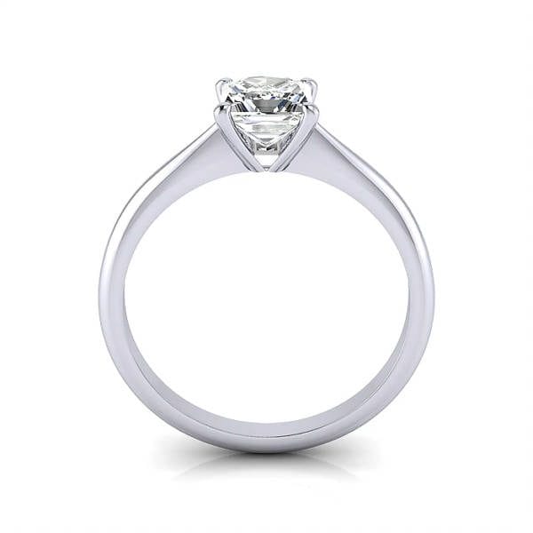 Engagement Ring, Princess Cut, RS13, Platinum, TF